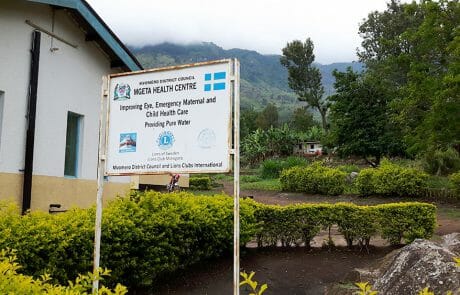 Visiting a well-functioning health center in Mgeta